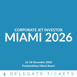 Corporate Jet Investor Miami 2026 - 5 Delegate Tickets